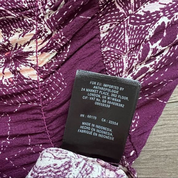 Anthropologie Maeve Monaco Ruffle Sleeve Dress Size Small - Picture 13 of 14